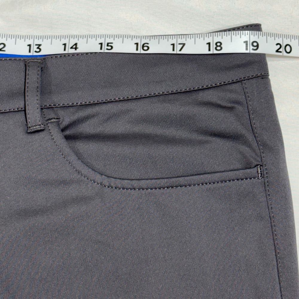 Twillory Performance Pants Mens 38x30‎ Grey Tailored Fit Stretch Non-Iron Chino - Picture 8 of 9